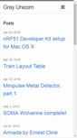 Mobile Screenshot of grayunicorn.com